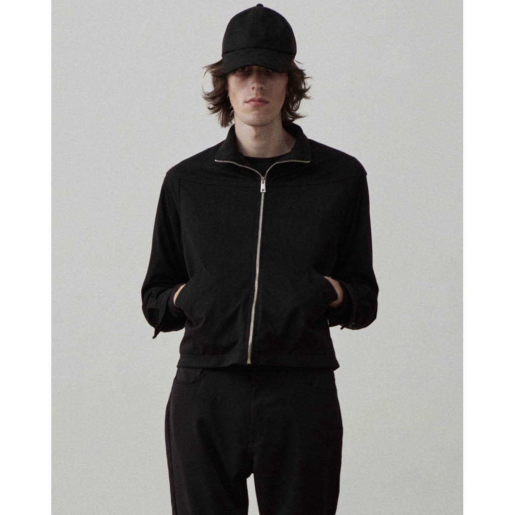 FUXURY SUEDE BLACK MOTO JACKET