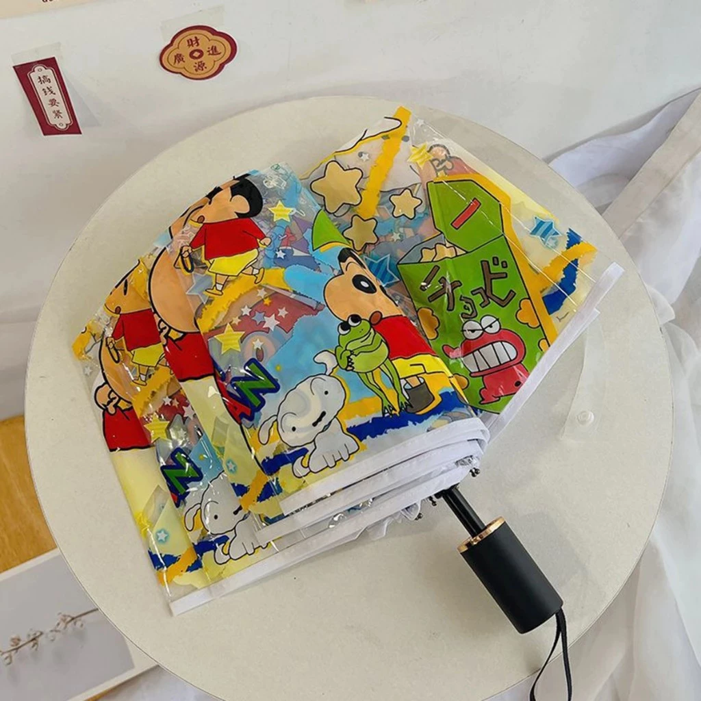 ร่ม Crayon Shin-Chan ร่มโปร่งใส ร่มอัตโนมัติ thumbnail 7