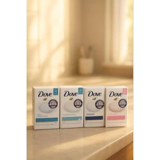 Dove original gentle sensitive and pink bar soap 4 ก้อน (106g×4) 425g.product of usa
