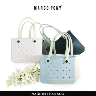 Marco Pony ผู้หญิงกระเป๋าถือ กระเป๋าสะพายความจุขนาดใหญ่ กระเป๋าแฟชั่น สไตล์ครีม ทนต่อการสึกหรอ EVA bag BP1003