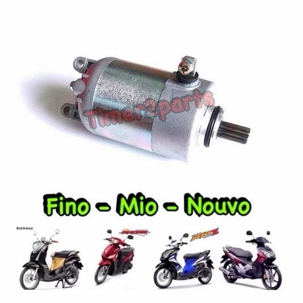 ไดร์สตาร์ท Fino Mio Nouvo มอเตอร์สตาร์ท เดิมๆ ตรงรุ่น มอเตอร์ไซค์ อย่างดี