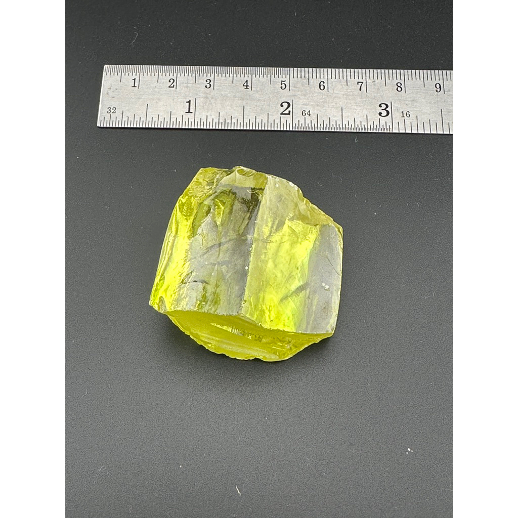 CZ Rough  Stone Material (Apple Green Color ) -78gms