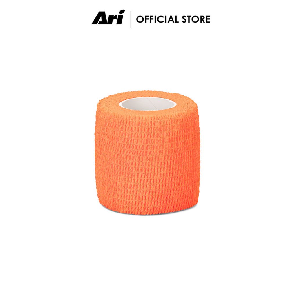 ARI COHESIVE SPORTS TAPE - ORANGE (AHW1240-30) เทปผ้าล็อค อาริ 2 นิ้ว สีส้ม