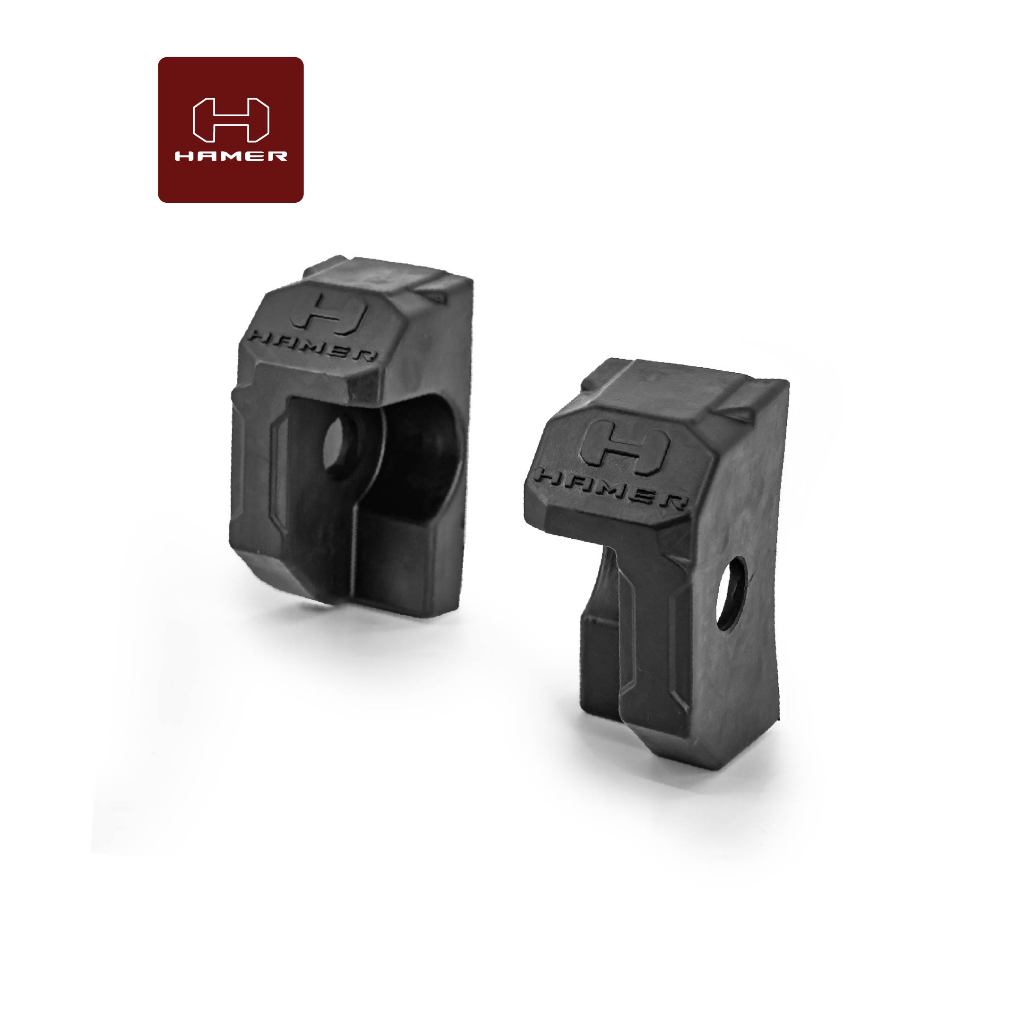 HAMER4x4 อะไหล่เสริม ยางใส่ห่วงโอเมก้ากันชนหน้า (ราคา/คู่)