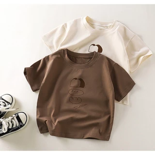 เสื้อยืดเด็ก เสื้อแขนสั้นเด็ก พิมพ์ลาย ผ้าฝ้าย ใส่สบาย สไตล์เกาหลี แฟชั่นฤดูร้อน
