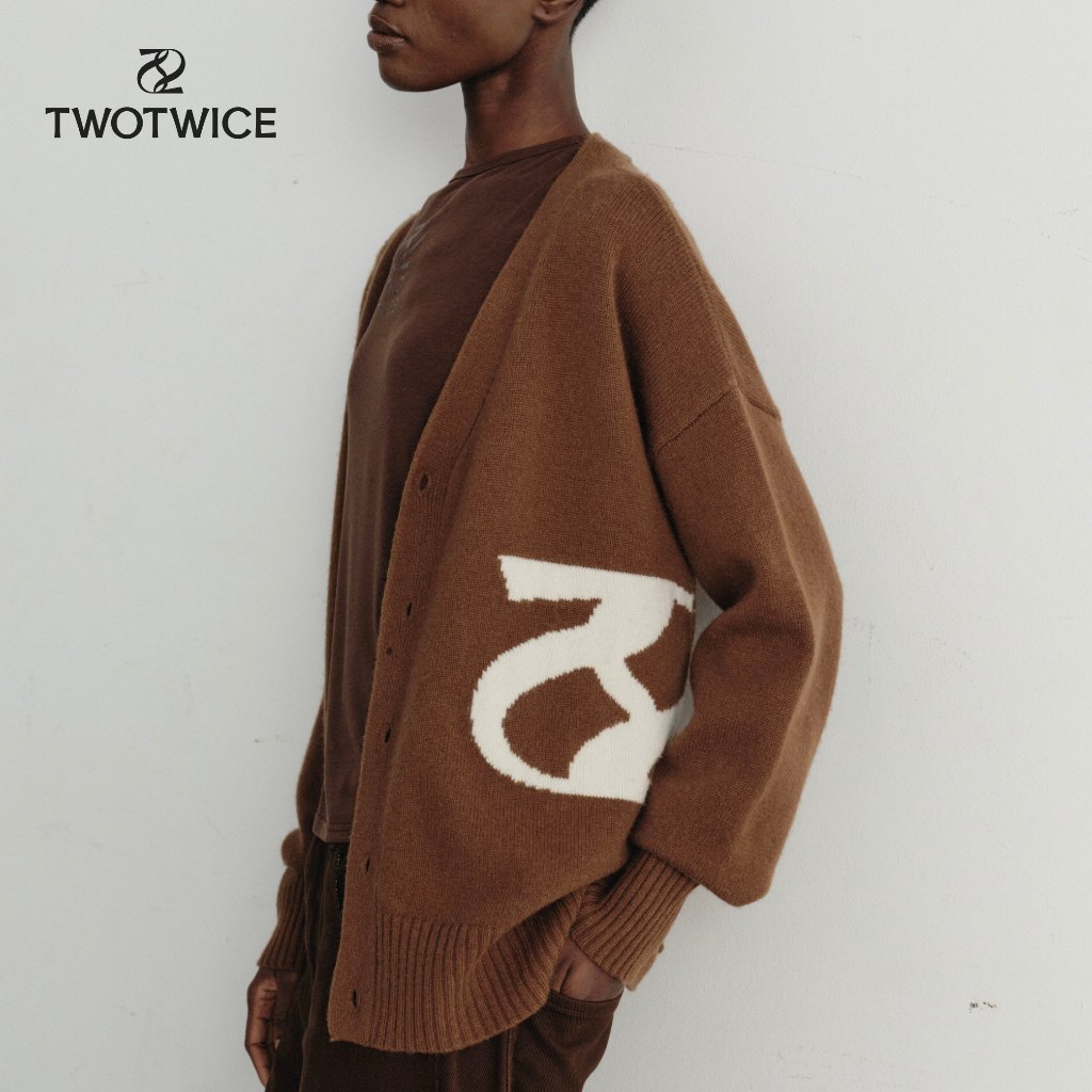 Twotwice - Twotwice Wool Oversized Cardigan