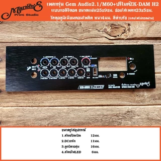 เพลทแอมป์+ปรีไมค์ ZK-DAM H2👉 Marwin'eแบรนด์แรกเพลทคอมโพสิทในตู้บลูทูธDIY.สินค้าในไทย🇹🇭 เพลท ZK-DAMH2