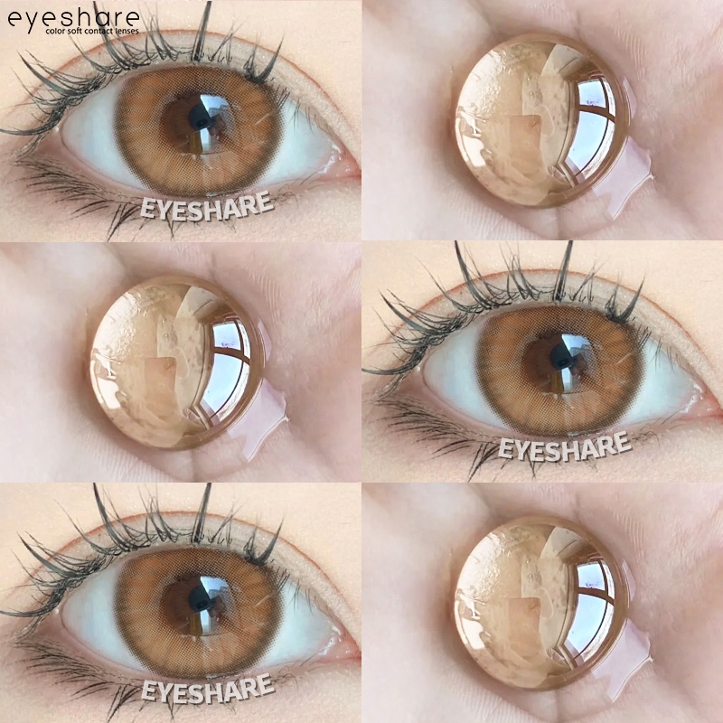 [COD]-Eyeshare Provence คอนแทคเลนส์ สีน้ำตาล สีเทา เลนส์น่ารักตาใหญ่ 14.5 มม. 1 คู่ คอนแทคเลนส์สี จัดส่งฟรี