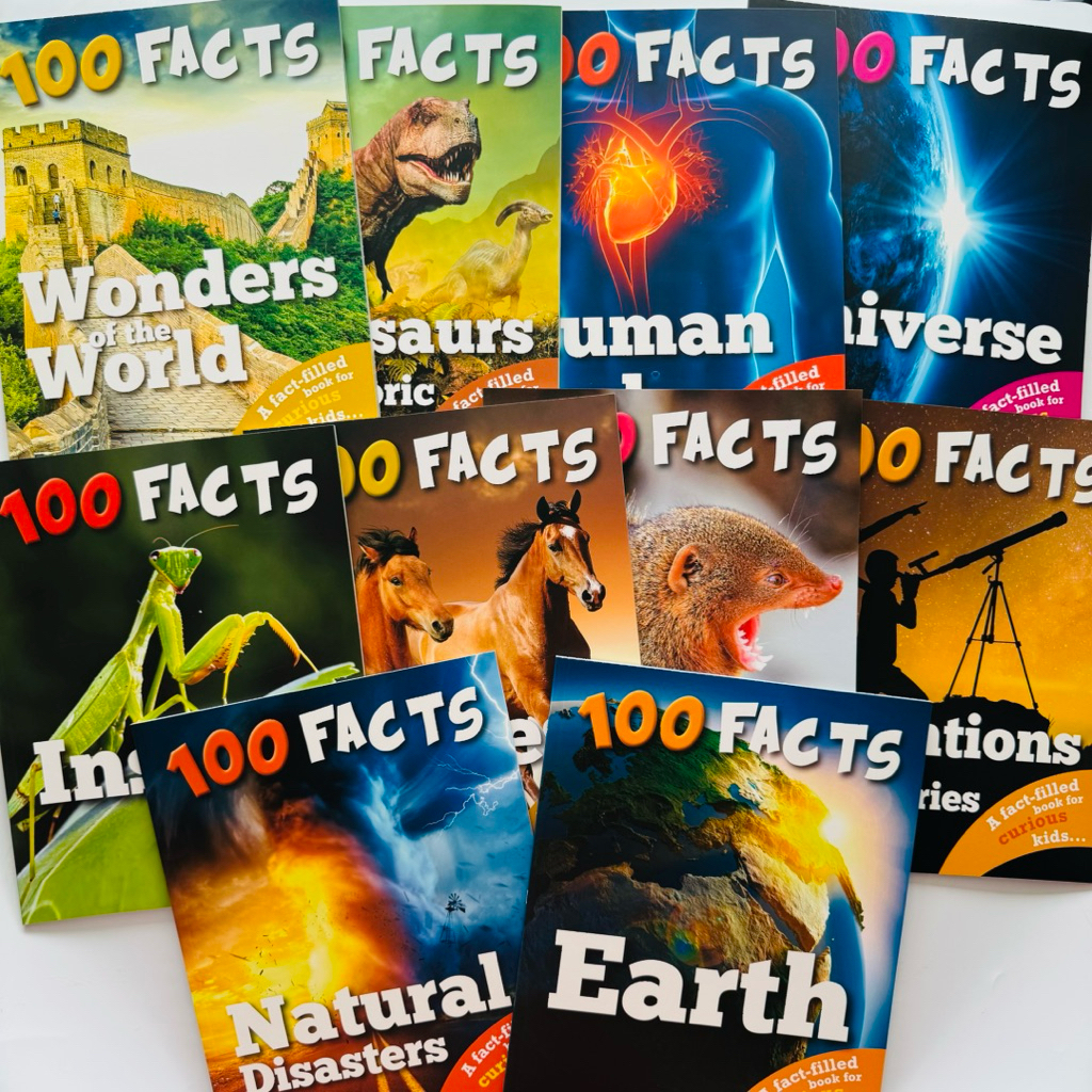 100 Facts Series – 10-Book Set | Educational Non-Fiction Books for Kids