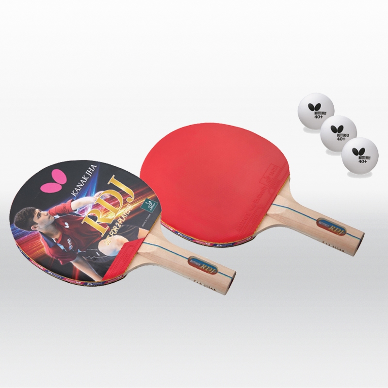 ไม้ปิงปองสำเร็จรูป BUTTERFLY รุ่น RDJ Set For 2 Players