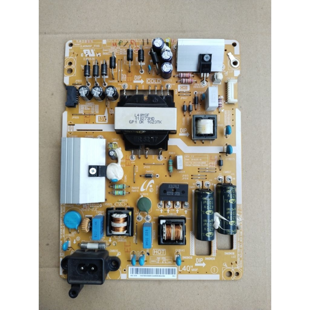เพาว์เวอร์ซัพพลาย Samsung รุ่นUA40J5000AKXXT/AU40J5000พาร์ท BN44-00851Aอะไหล่แท้มือสอง/ถอดจากเครื่อง
