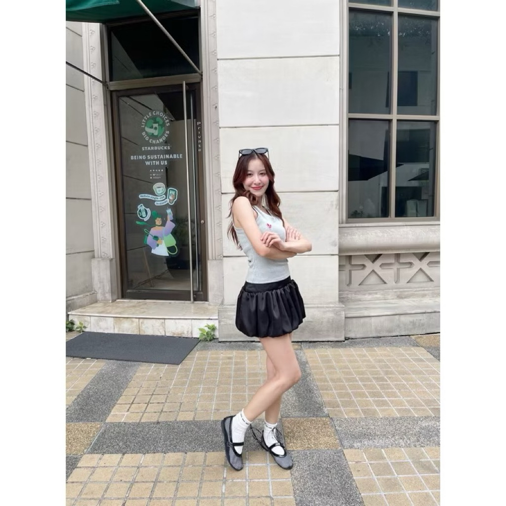 กระโปรงบอลลูน taya fabrique ไซซ์ L(ของใหม่แต่ตัดป้าย)