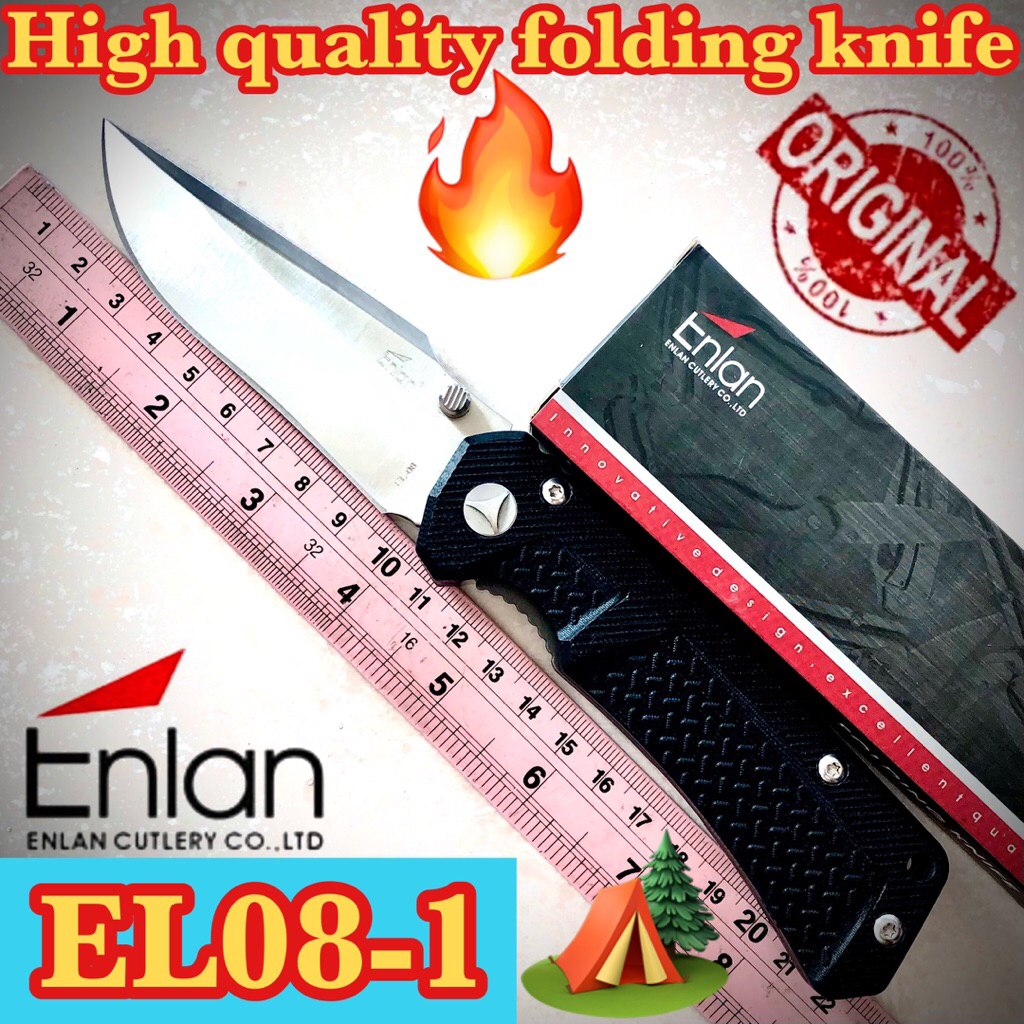 High quality folding knife Enlan EL08-1 for collection and use camping 🏕️