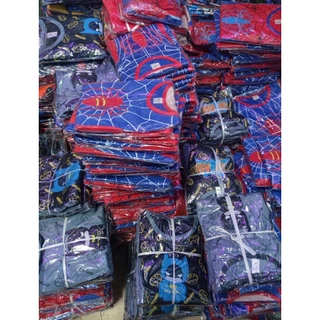 ชุดสไปเดอร์แมนเด็ก 6เดือน-7ปี พร้อมหน้ากาก ผ้ามัน-ผ้าคอตตอน พร้อมส่ง!!