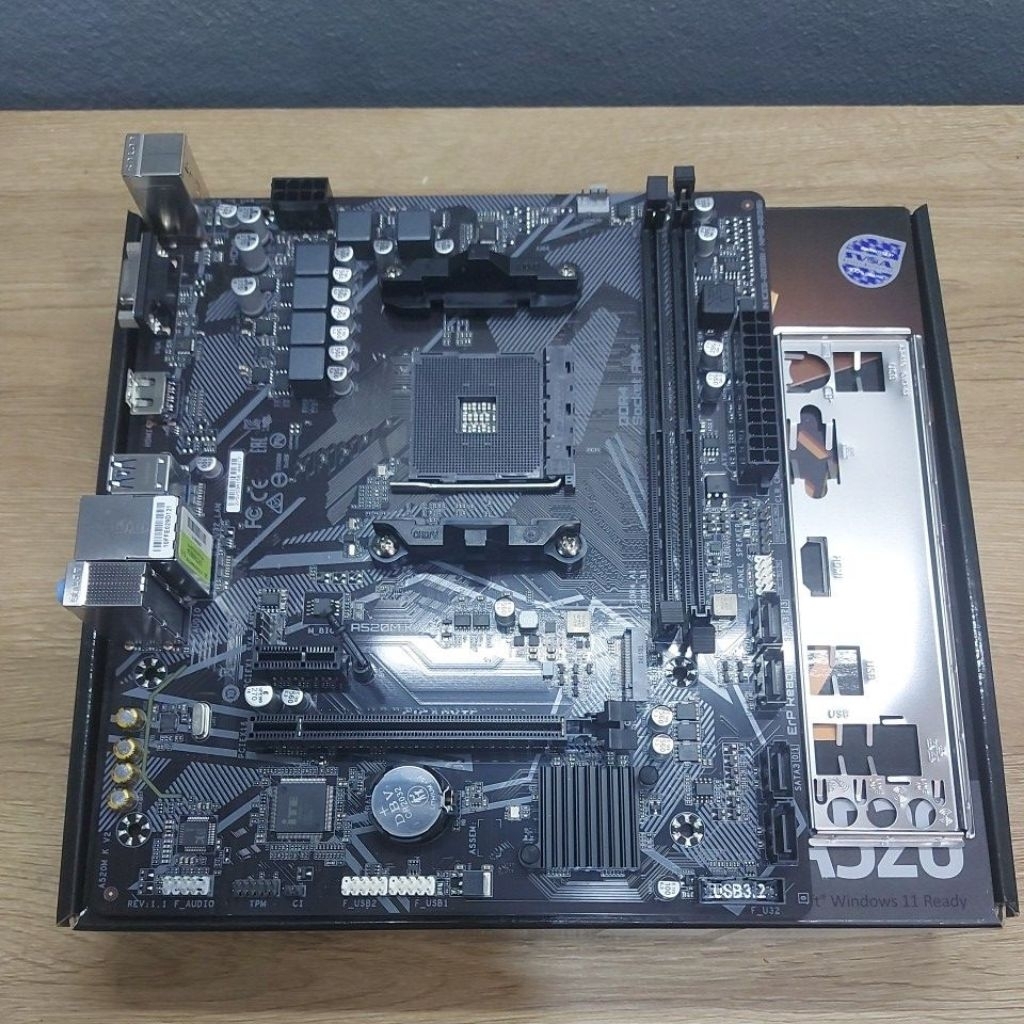 เมนบอร์ด Gigabyte A520M K V2 มือสองครบกล่อง