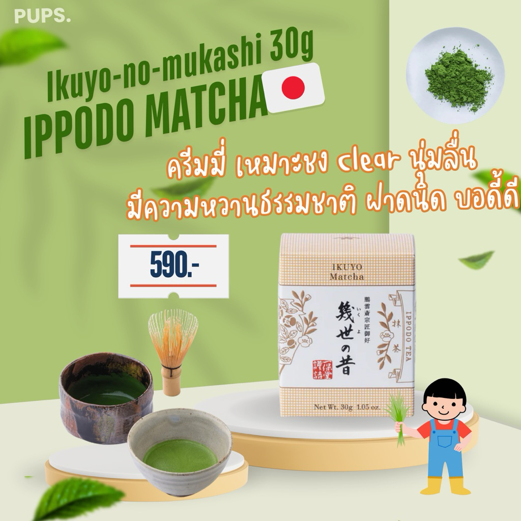 Ikuyo no mukashi 🌲 Ippodo Matcha 🇯🇵 30 G.