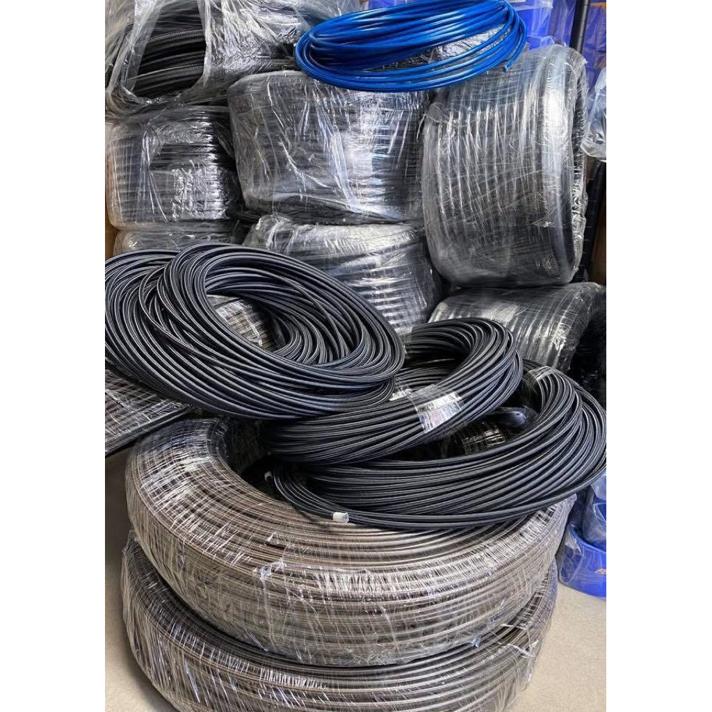 สายถักคาร์บอน An3 / An4 แบบมีท่อไนล่อนใน