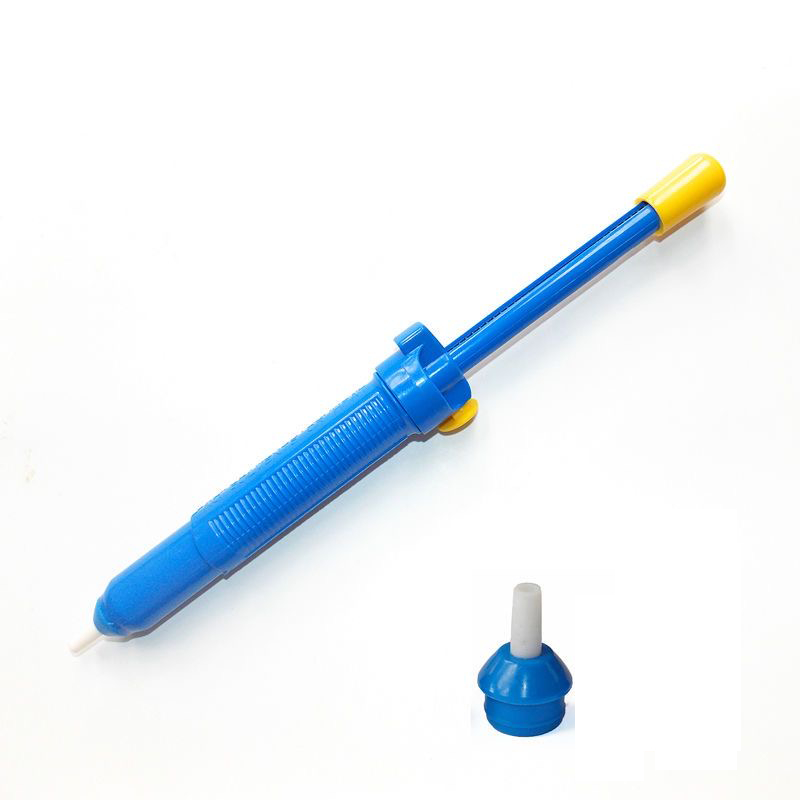 TJR ตัวดูดตะกั่วแบบปั๊ม สุญญากาศ ขนาดใหญ่ ยาว 33.5CM พกพาได้ บัดกรี Soldering Removal **