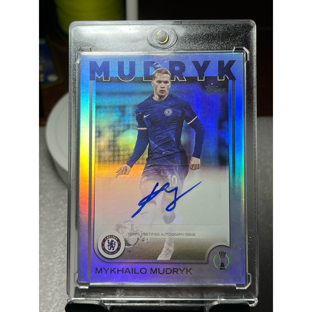 Football Card Mudryk การ์ดบอล ลายเซ็น มูดริค เชลซี