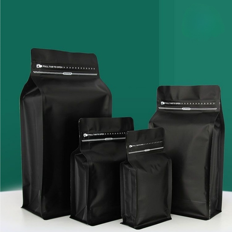 แพ็ค10 ใบ💯  ถุงใส่เมล็ดกาแฟ Cube Coffee Bag ถุงกาแฟ  มีวาว์ล มี  ขยายด้านข้าง แบบซีล ชุดละ - รูปที่ 5