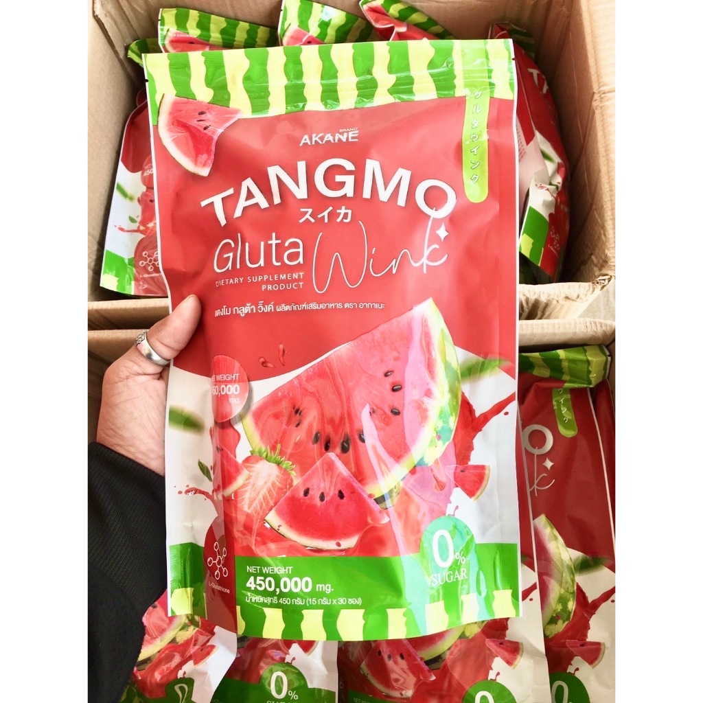 Akane Tangmo Gluta Wink อากาเนะ แตงโมกลูต้าวิงค์ 1 ถุง บรรจุ 30 ซอง
