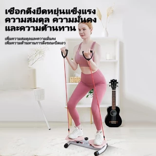 จานหมุนออกกำลังกาย จานหมุนเอวเอส พร้อมเชือกดึง จานทวิส จานทวิสต์ ที่หมุนลดเอว
