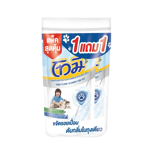 โทมิ น้ำยาถูพื้นสำหรับสัตว์เลี้ยง คลีนแคร์ 550 มล. 1+1
