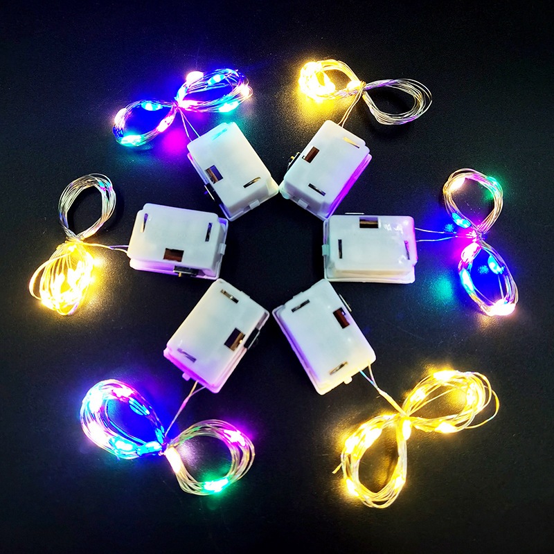 ส่งด่วนในไทย ไฟลวด​ LED​ ไฟประดับตกแต่ง​ ไฟติดกรอบรูป​ ​ กระพริบ​ได้​ ​(ฟรี​‼️ถ่าน​กระดุม)​