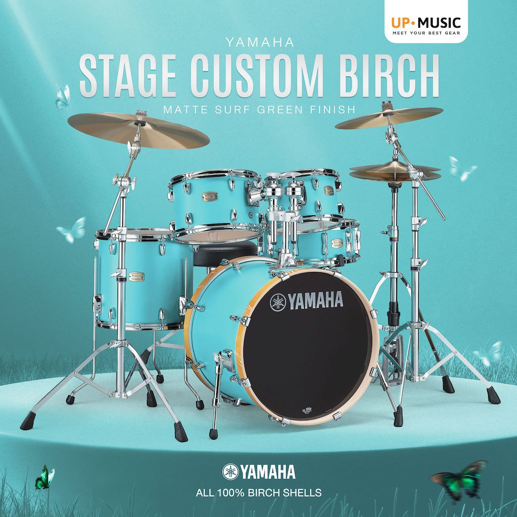 กลองชุด Yamaha Stage Custom Birch ชุด 5 ใบ เฉพาะตัวกลอง