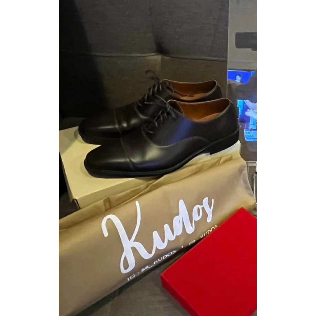รองเท้าคัชชูเจ้าบ่าว แบรนด์ KUDOS รุ่นผูกเชือก ไซส์ 45