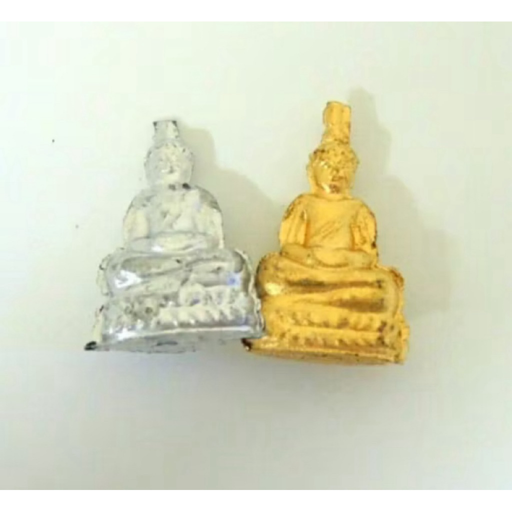 พระเงินพระทอง/พระเเก้ปีชง/คู่ละ5บาท รูปที่ 2