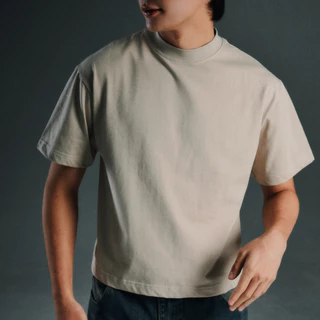 (ทรงบ็อกซี่) Boxy T-shirt Cotton100% 225gsm