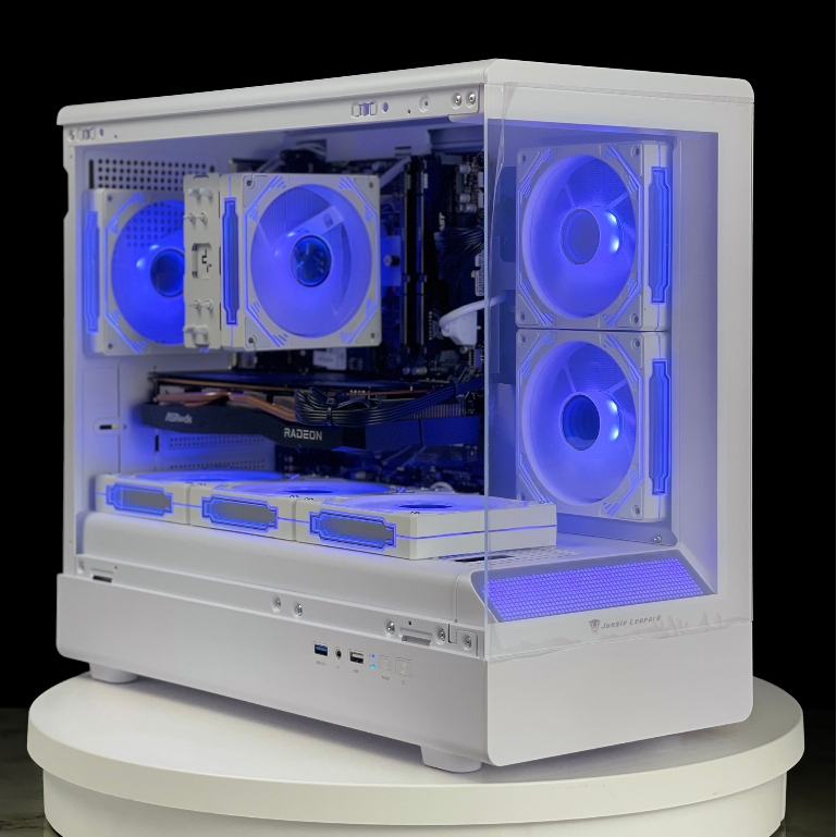 Computer AMD RYZEN7 8700F RAM 32GB DDR4 5200 M.2 NVMe 500GB RX6700XT 12GB มือสอง ประกัน 6 เดือน