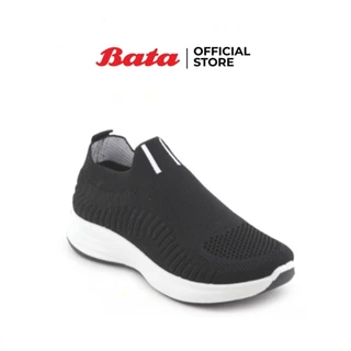 (Online Exclusive) Bata บาจา รองเท้าผ้าใบแบบสวมระบายอากาศ ผ้าถัก t สำหรับผู้หญิง รุ่นInfinit สีดำ 5806003 สีชมพู 5805003
