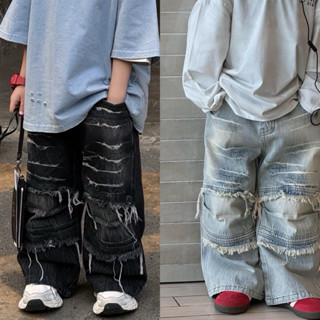 กางเกงเด็กผู้ชายยีนส์เข่ารุ่ย สินค้าพร้อมส่งจากไทย