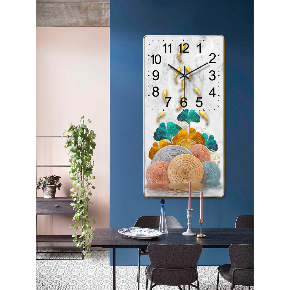 นาฬิกาแขวนผนังขนาดใหญ่ นาฬิกาติดผนังขนาดใหญ่ นาฬิกาติดผนังขนาดใหญ่ดิจิตอล นาฬิกาแขวนผนัง เคลื่อนไหวเงียบ - รูปที่ 4