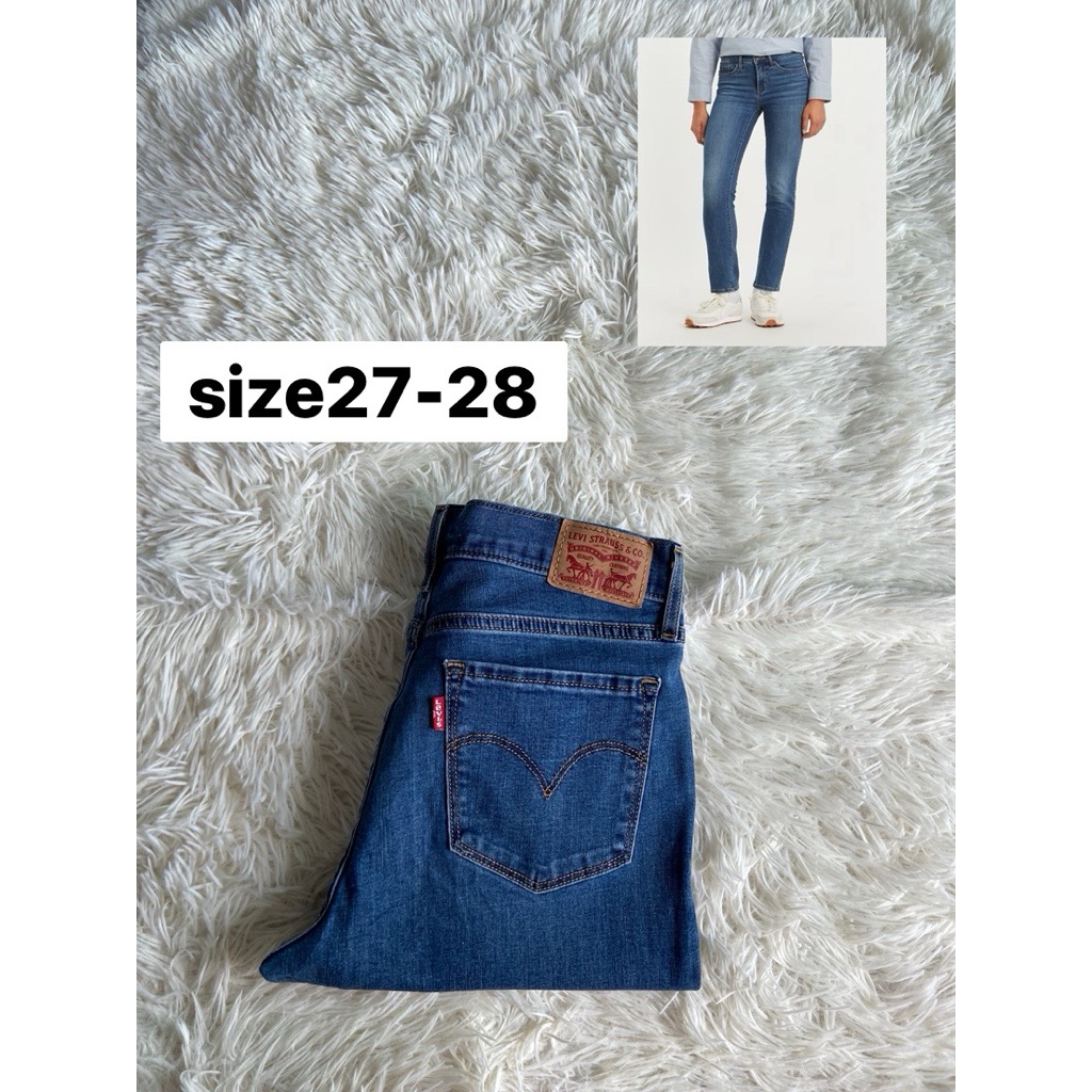 กางเกงยีนส์  312  Shaping   Slim  Jeans  แท้💯%มือสอง