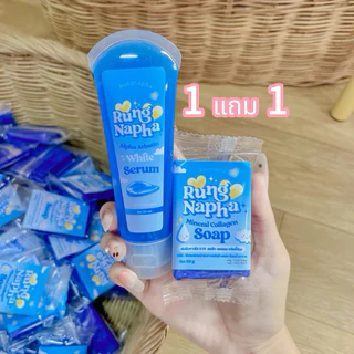 (พร้อมส่ง) 1 แถม 1 หัวเชื้ออัลฟ่าอาบูติน + สบู่อาบูติน