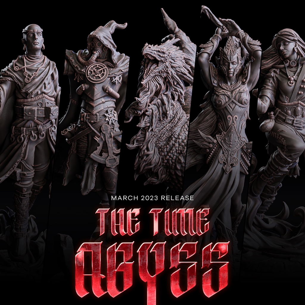 The Time Abyss - โมเดลสำหรับ DnD miniature,[Made to order ส่งพัสดุภายใน 1-3 วัน]