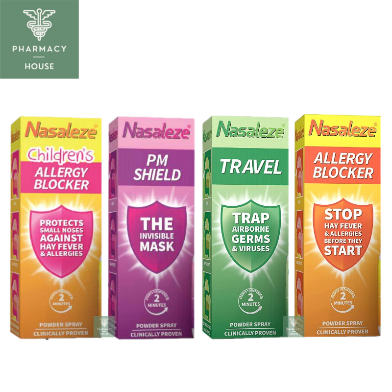 Nasaleze Spray สเปรย์พ่นจมูก นาซัลลีส Travel / Allergy Blocker / PM Shield