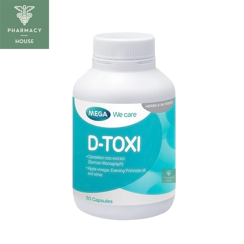 Mega D-toxi 30 capsules