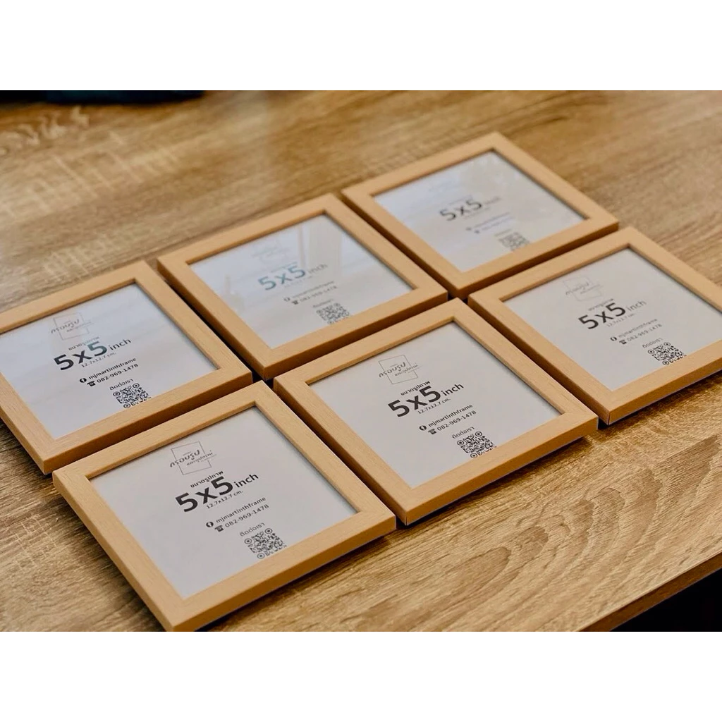 กรอบรูปมินิมอล ขนาด 5x5 นิ้ว •MJMARTINTH FRAME•MINIMAL PHOTO FRAME