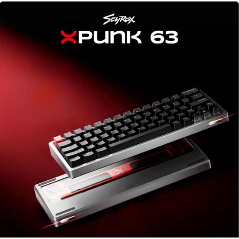 [ประกัน 1 ปี] คีย์บอร์ด Scyrox - Xpunk63 Magnetic Switch 60% 8k polling rate Magnetic Keyboard