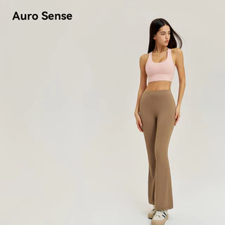 AuroSense กางเกงขายาว กางเกง กางเกงวิ่ง สำหรับ ผู้หญิง ทรงเอวสูง กางเกงขาบาน ทรงสวยพอตัว ออกแบบ เรียบง่าย new colors