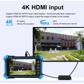 เครื่องทดสอบกล้อง4K AHD CVI TV SDI กล้อง4K IP IPC-5100C PLUS ทดสอบกล้อง PTZ VGA HDMI สายเคเบิลอินพุต Tester IPC Tester