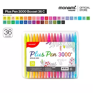Monami ปากกาสีน้ำรุ่น Plus Pen 3000 boxset
