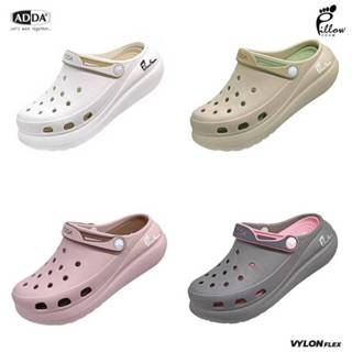 *สุ่มแถมJibbitz* ADDA  รองเท้าหัวโต สไตลฺมินิมอล 5PF01 ไซส์ …