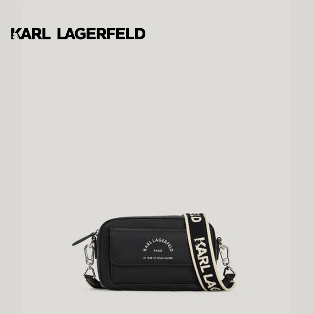 KARL LAGERFELD -  RUE ST-GUILLAUME METAL CROSSBODY BAG A3W30317