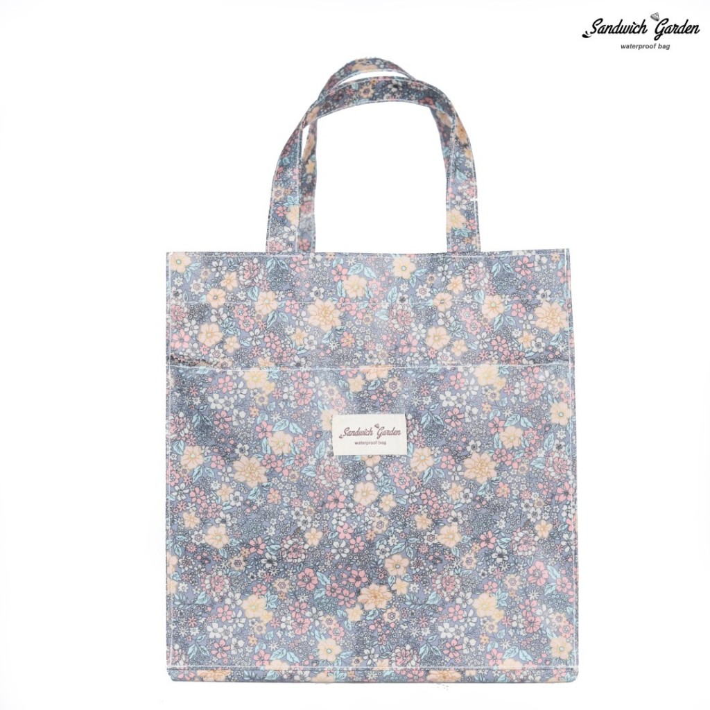 [ใหม่! ผ้าเคลือบกันน้ำแบบด้าน นิ่มแต่เป็นทรง] กระเป๋าใส่กล่องข้าว แบรนด์ Sandwich Garden
