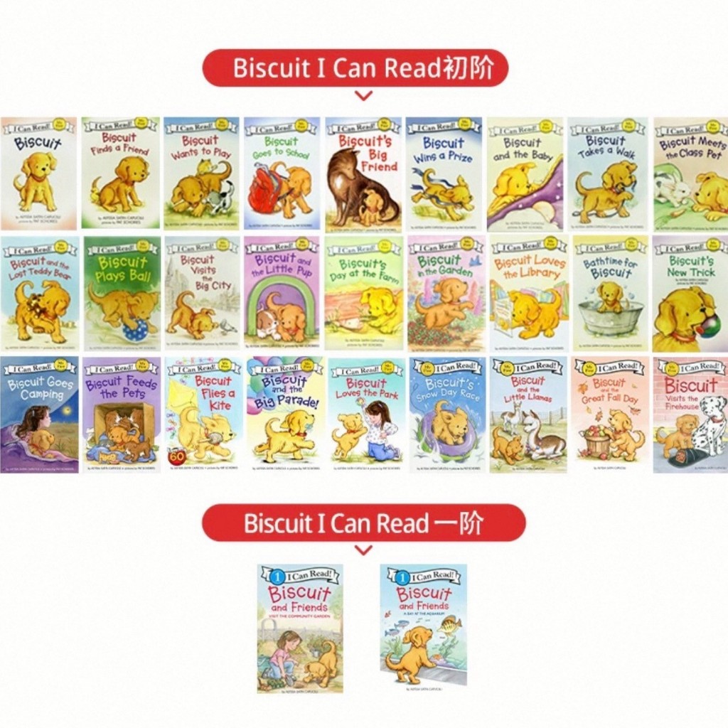 [ครบชุด 30 เล่ม] หนังสือ Biscuit I Can Read 🐶 หนังสือฝึกอ่านภาษาอังกฤษ สำหรับเด็กเล็ก เนื้อเรื่องอบอุ่น อ่านง่าย ภาพสีน่